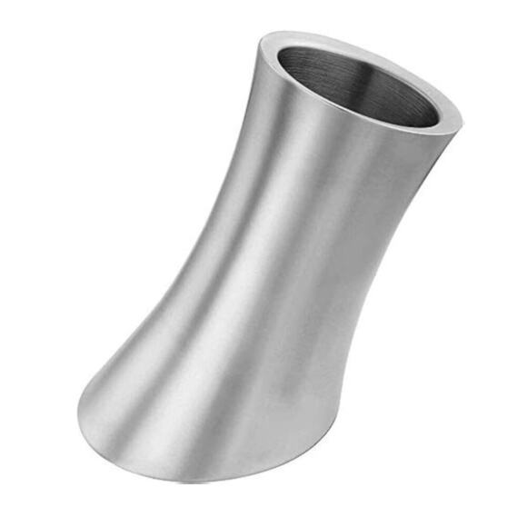 Stainless Steel Tilted Wine chiller, heavy, solid & durable.  Great Design! - Picture 2 of 9